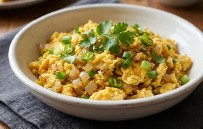 Dim Bhaji with Spring Onion
