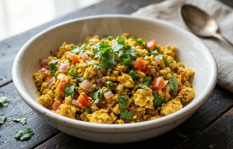 Dimer Bhurji with Bengali Pauroti - Recipe 1