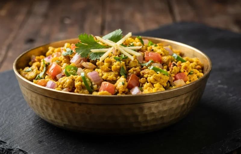 Roti with Duck Egg Bhurji - Recipe 2