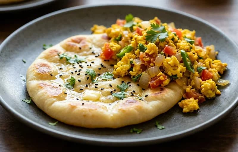Egg Bhurji Kulcha