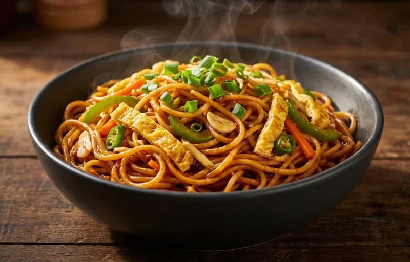 Egg Chilli Garlic Noodles
