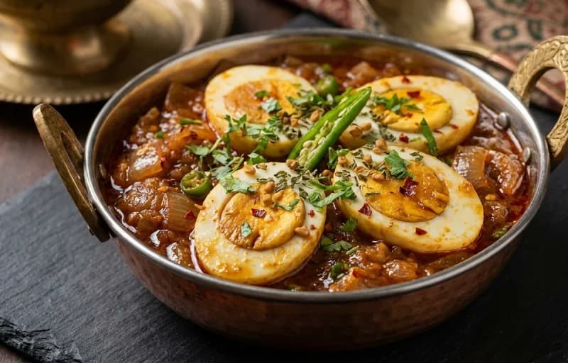 Egg Do Pyaza with Tawa Roti - Recipe 1