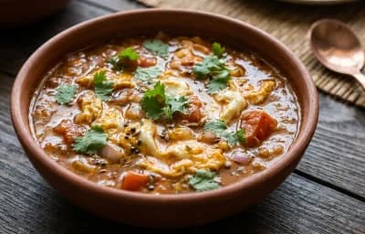 Egg Drop Curry (Phodshi)