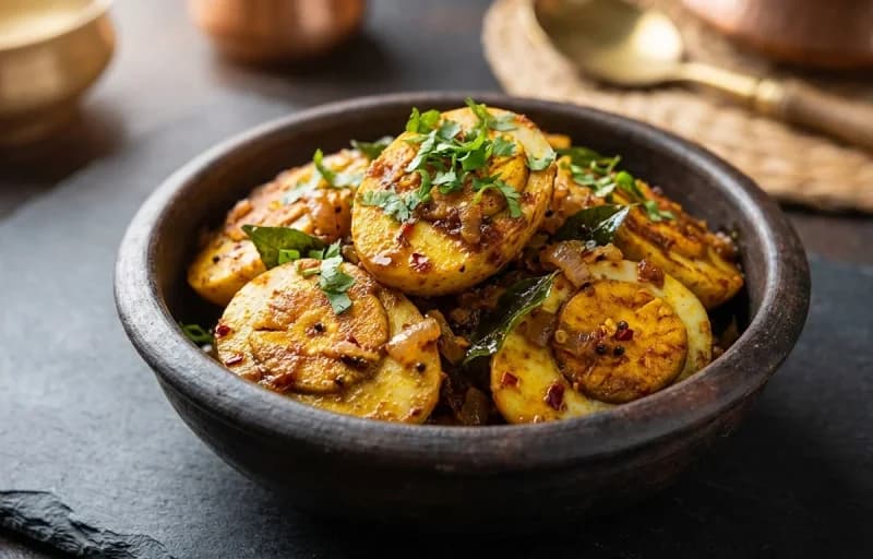 Sindhi Bhee Tikki with Egg Fry - Recipe 2