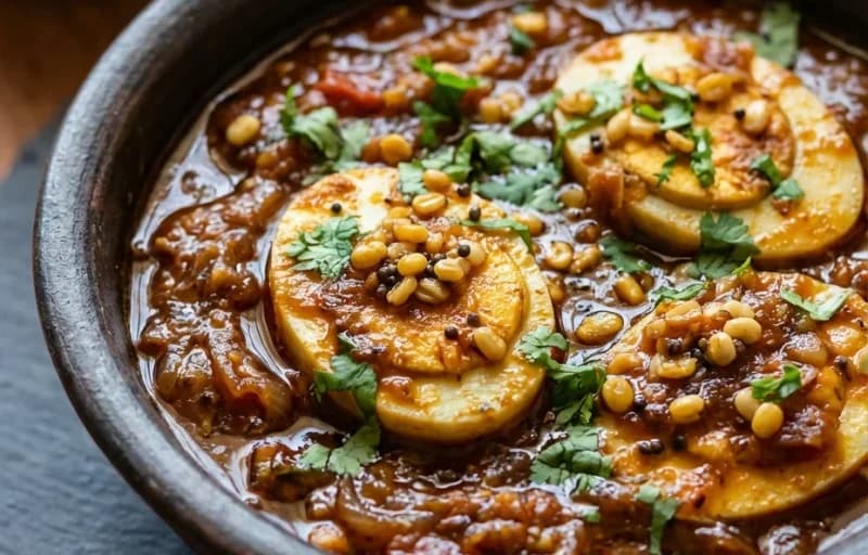 Ven Pongal, Egg Gothsu and Coconut Chutney - Recipe 2