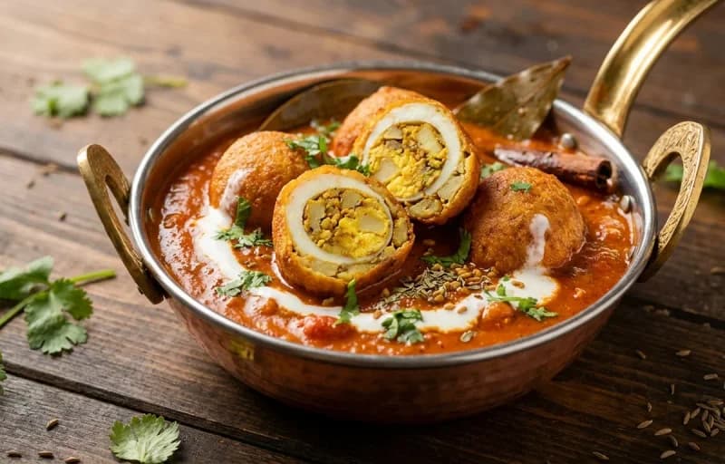 Egg Kofta Curry with Jeera Rice - Recipe 1