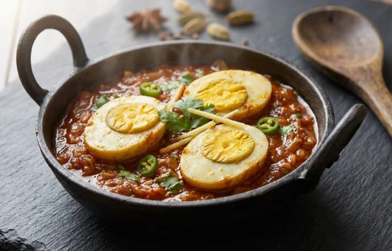 Egg Masala Fry with Masala Chai - Recipe 1
