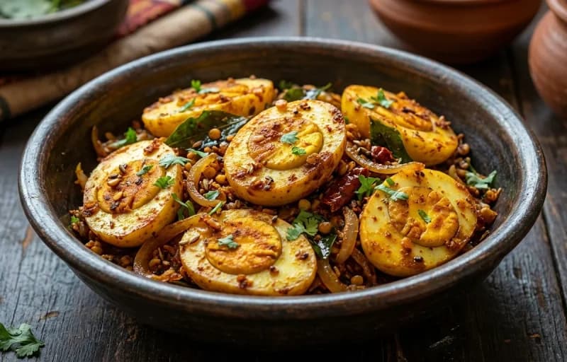 Egg Podi Fry with Masala Chai - Recipe 1