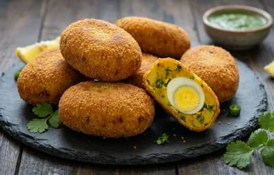 Egg Potato Chops