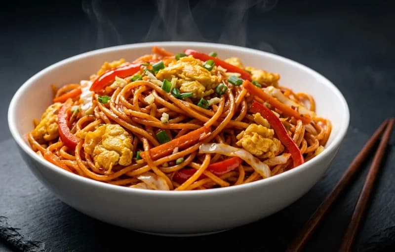 Egg Schezwan Noodles