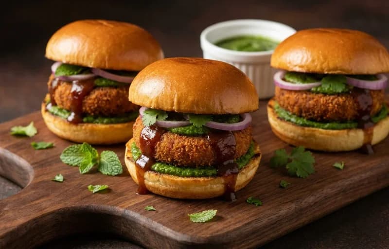 Egg Shami Kabab Sliders