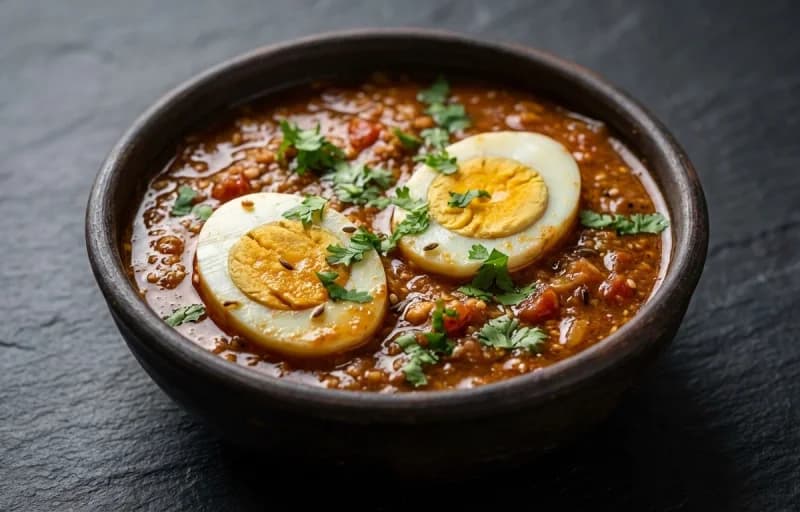 Egg Tamate ka Kut with Jeera Rice - Recipe 1