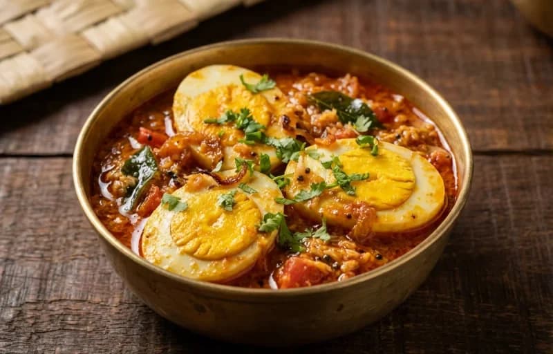 Egg Urval, Boiled Rice and Dalithoy - Recipe 1