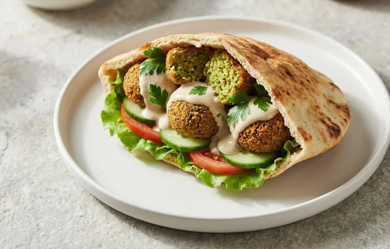 Falafel Pita Sandwich