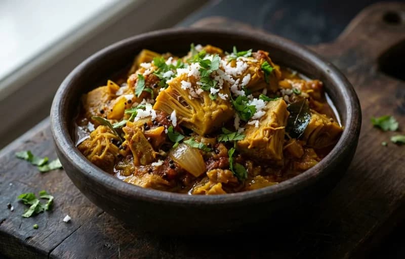 Fanasachi Bhaji with Bajra Bhakri - Recipe 1