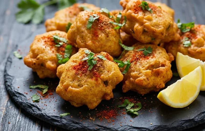 Fish Pakora with Mint Chutney - Recipe 1