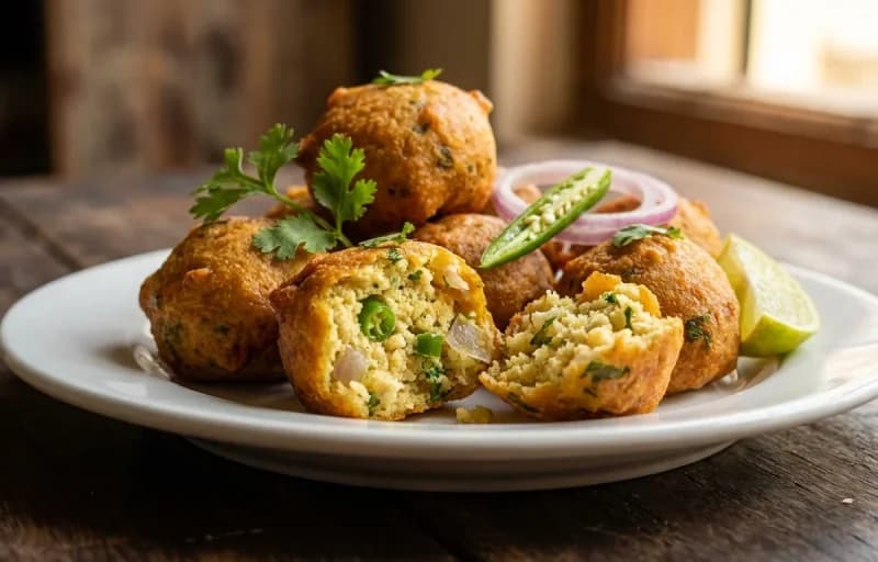 Fish Roe Fry with Ladi Pav - Recipe 1