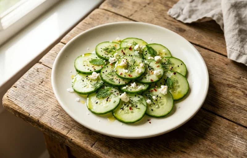 Chickpea Salad Sandwich with Cucumber Slices - Recipe 2
