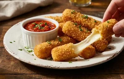 Fried Mozzarella Sticks