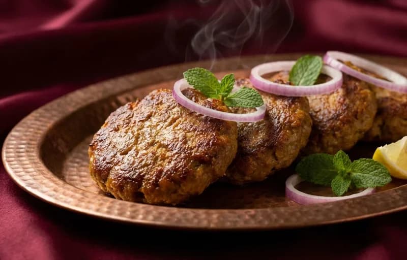 Galouti Kebab with Saffron Sheermal - Recipe 1