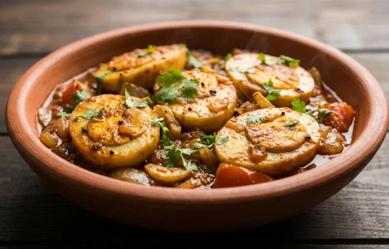 Garlic Egg Fry with Egg Hakka Noodles - Recipe 1