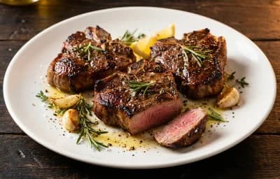 Garlic Herb Lamb Chops