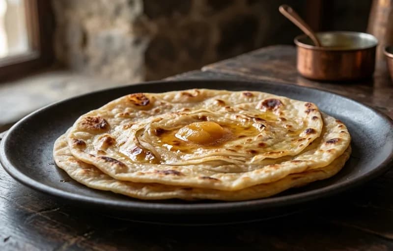 Anda Bhurji with Ghadichi Poli - Recipe 2