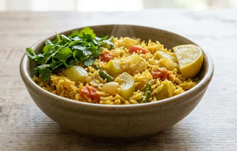 Ghia Anna, Odia Dalma and Anda Bhaja - Recipe 1