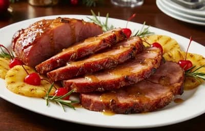 Glazed Ham Slices