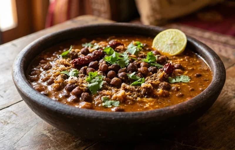 Goan Chana Ros with Goan Poi - Recipe 1