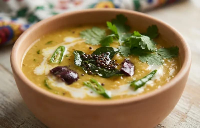 Aloo Bhaji, Goan Dal and Goan Poee Bread - Recipe 2