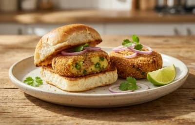 Goan Fish Cutlet Pao