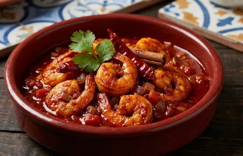 Goan Prawn Balchão with Ladi Pav - Recipe 1