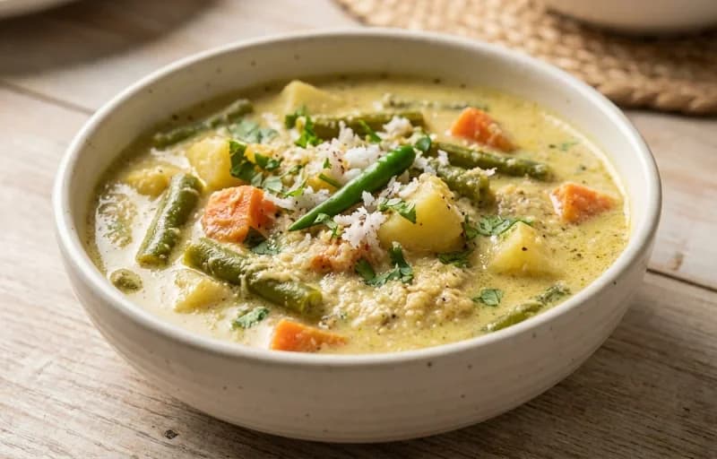 Goan Vegetable Kurma with Chapati - Recipe 1