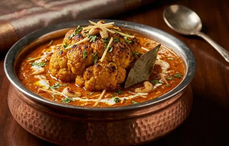 Sheermal with Gobhi Musallam - Recipe 2