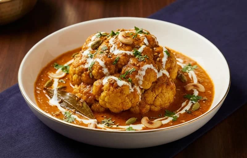 Gobi Musallam Gravy with Taftan - Recipe 1