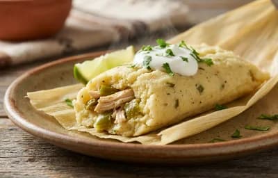 Green Chile Chicken Tamales