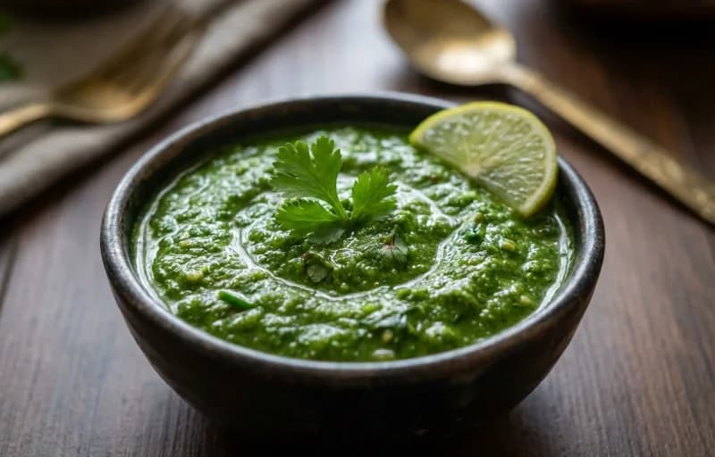 Fafda with Green Chili Chutney - Recipe 2