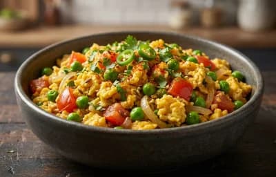 Green Peas Egg Bhurji