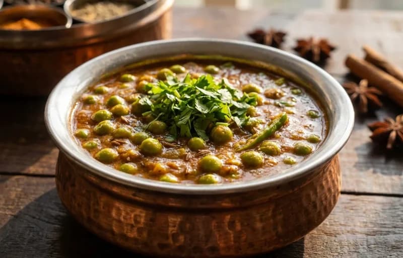 Pathiri with Green Peas Masala Curry - Recipe 2