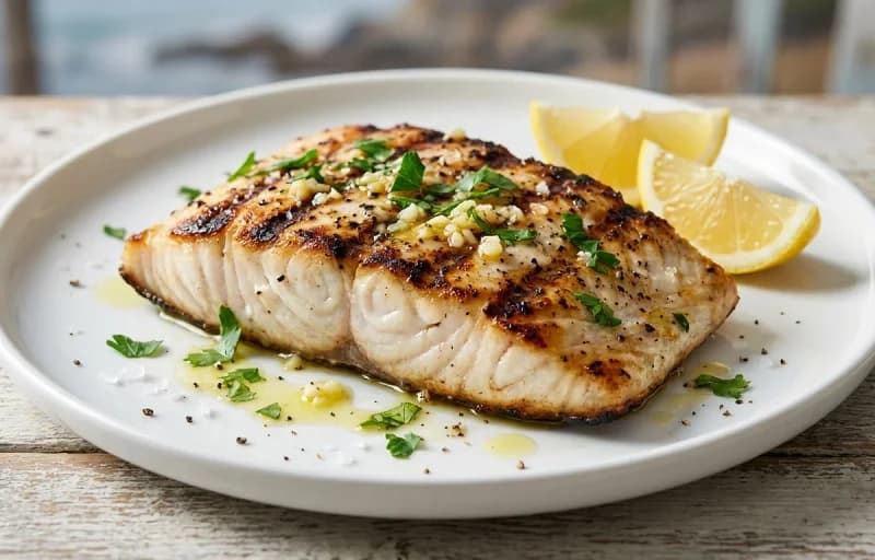 Grilled Bluefish, Corn and Black Bean Salsa and Quinoa - Recipe 1