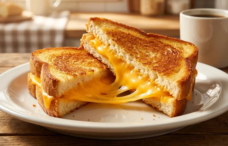 Southern Grits, Grilled Cheese, Shrimp Scampi and Pan-Fried Bacon - Recipe 2