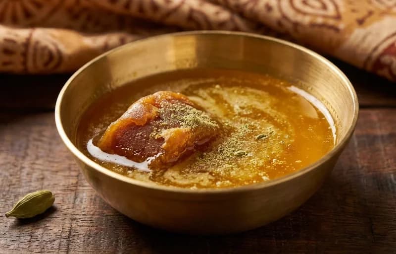 Rice Bhakri with Gur Ghee - Recipe 2