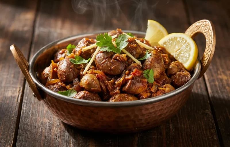 Gurda Kapoora Fry with Ladi Pav - Recipe 1