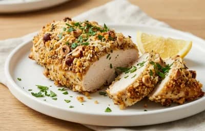 Hazelnut-Crusted Chicken
