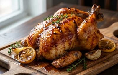 Honey-Glazed Roast Chicken