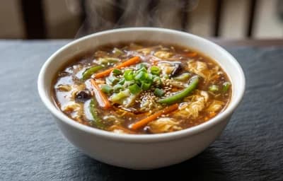 Hot and Sour Soup with Egg