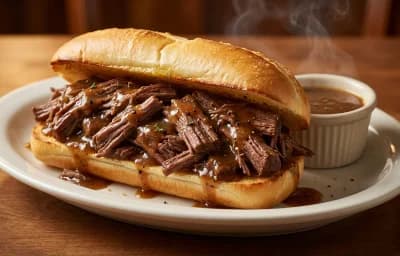 Hot Beef Sandwich