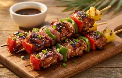 Huli Huli Chicken Skewers