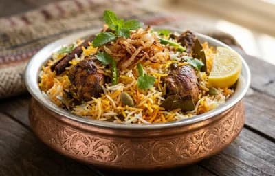 Hyderabadi Chicken Dum Biryani